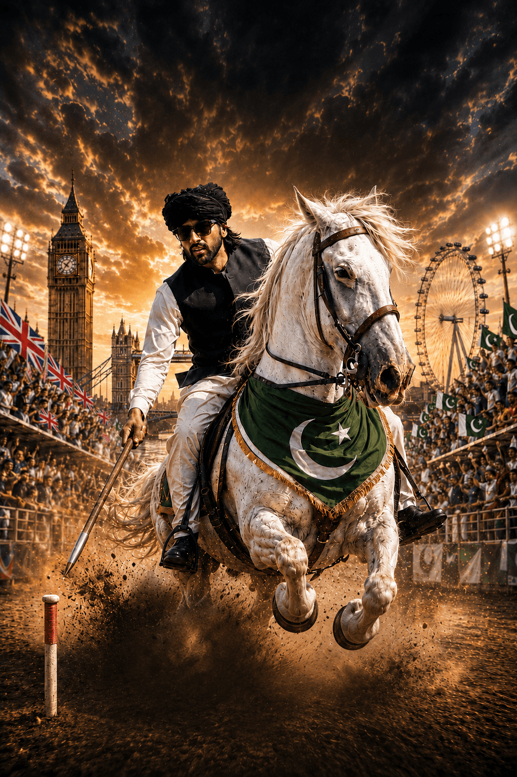 London's first-ever Tent Pegging event